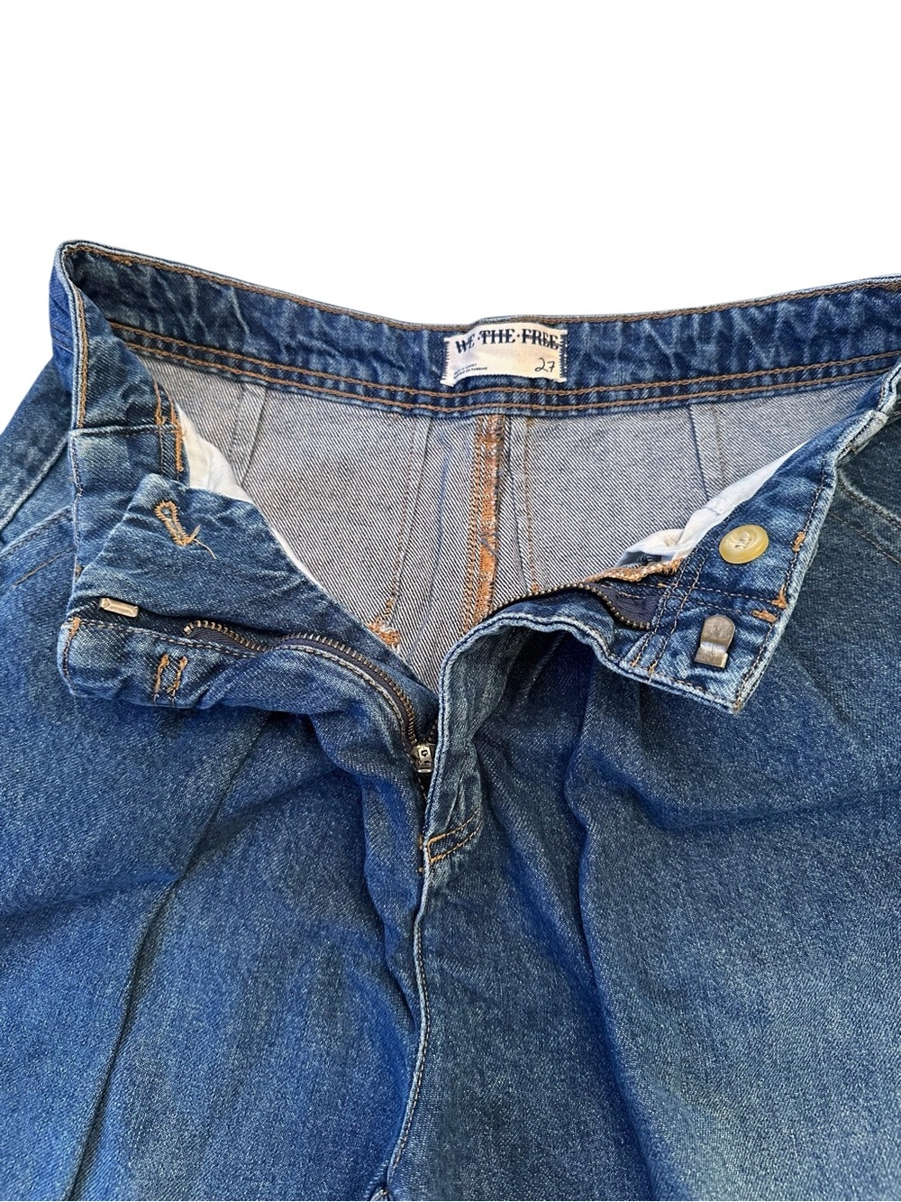 Free People We The Free Equinox Wide Leg Trouser Jeans 27 - Picture 4 of 7